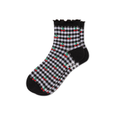 Women's Ruffle Rib Quarter Socks