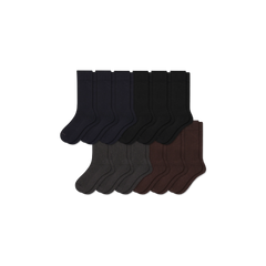 Men's Dress Calf Sock 12-Pack