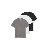Men's Pima Cotton Pocket Crew Neck T-Shirt 3-Pack