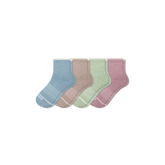 Women's Merino Wool Blend Quarter Sock 4-Pack