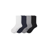 Men's Modern Rib Half Calf Sock 4-Pack