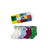 Peanuts x Bombas: Junior Gripper Calf Sock 4-Pack Gift Box