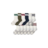 Men's Vintage Stripes Half Calf Sock 12-Pack