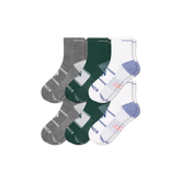 Men's Golf Quarter Sock 6-Pack