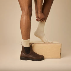 Men's Merino Wool Blend Half Calf Socks