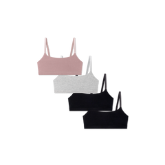 Women's Super Soft Scoop Bralette 4-Pack