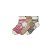 Women's Merino Wool Blend Sweater Quarter Sock 3-Pack