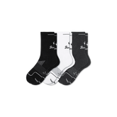 Men's Run Half Calf Sock 3-Pack