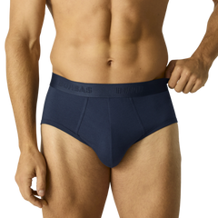 Men's Cotton Modal Blend Flyless Brief