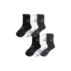 Men's Run Half Calf Sock 6-Pack