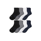 Men's Modern Rib Quarter Sock 8-Pack