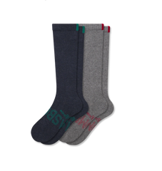 Women’s Everyday Compression Knee High Sock 2-Pack Gift Box