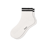 Women's Vintage Stripes Open Knit Quarter Socks