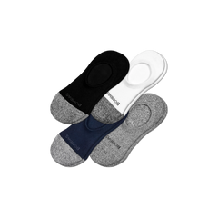 Men's Cushioned No Show Sock 4-Pack