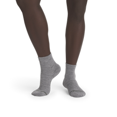 Men's Merino Wool Blend Modern Rib Quarter Socks