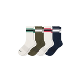 Men's Vintage Stripes Half Calf Sock 4-Pack