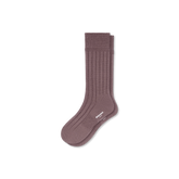 Men's Merino Cashmere Blend Rib Calf Socks