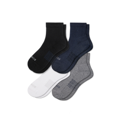 Men's Modern Rib Quarter Sock 4-Pack