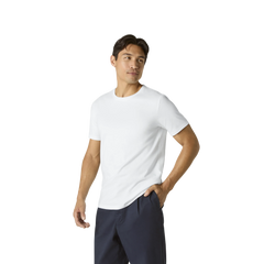 Men's Pima Cotton Slim Crew Neck T-Shirt 3-Pack