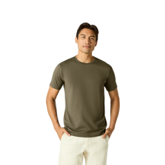 Men's Pima Cotton Slim Crew Neck T-Shirt 6-Pack