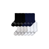 Men's Solids Calf Sock 12-Pack