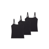 Women's Built-In Bra Seamless Cami 3-Pack