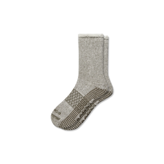 Men’s Roll-Top Merino Blend Gripper House Sock