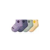 Toddler Marl Gripper Calf Sock 4-Pack