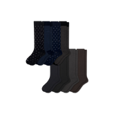 Men's Dress Over the Calf Sock 8-Pack