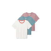 Women's Pima Cotton Crew Neck T-Shirt 3-Pack