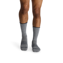 Men's Merino Wool Blend Calf Sock 8-Pack