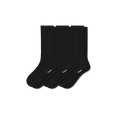 Men's Merino Cashmere Blend Fine Rib Calf Sock 3-Pack