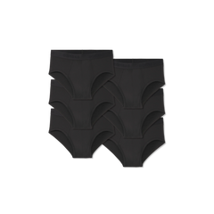 Men's Cotton Modal Blend Flyless Brief 6-Pack