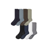 Men's Modern Rib Calf Sock 8-Pack