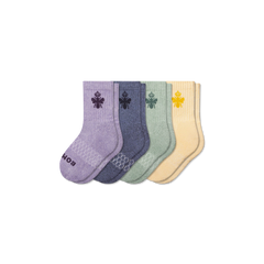 Junior Marl Calf Sock 4-Pack