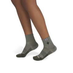 Women's Merino Wool Blend Run Quarter Sock 6-Pack