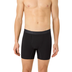 Men's Cotton Modal Blend Boxer Brief 6" 6-Pack