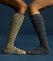 Men's Merino Wool Blend Everyday Compression Knee High Sock 6-Pack (15-20mmHg)