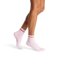 Women's UltraLite Sport Sheer Stripe Quarter Socks