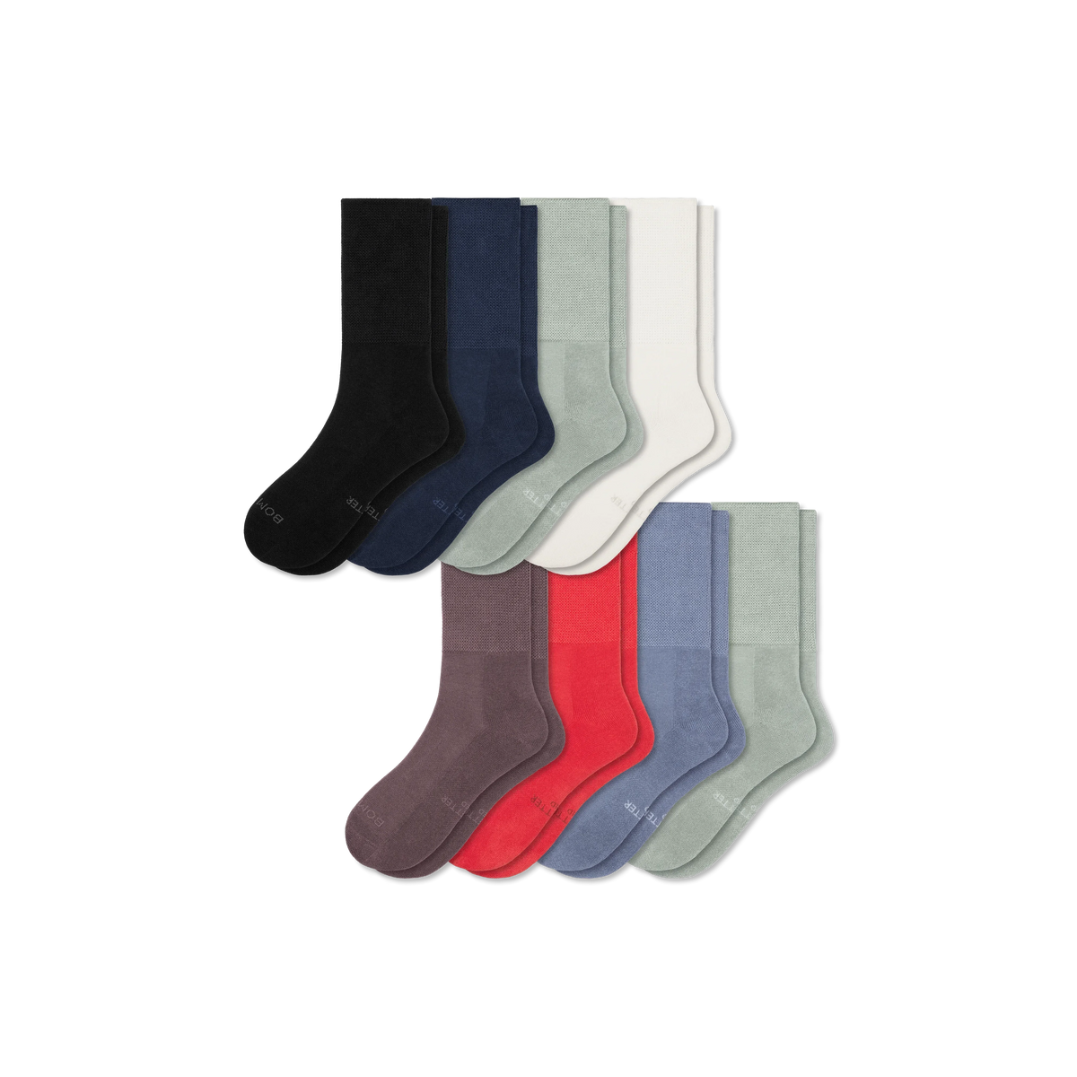 Men's Wide Calf Sock 8-Pack