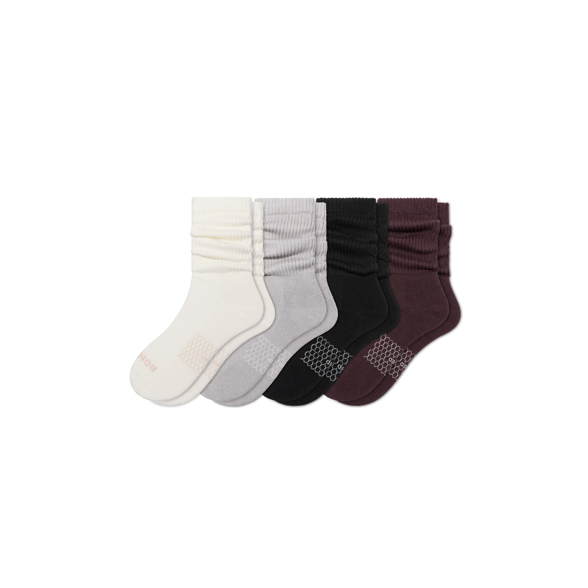 Men's Slouchy Rib Calf Sock 4-Pack