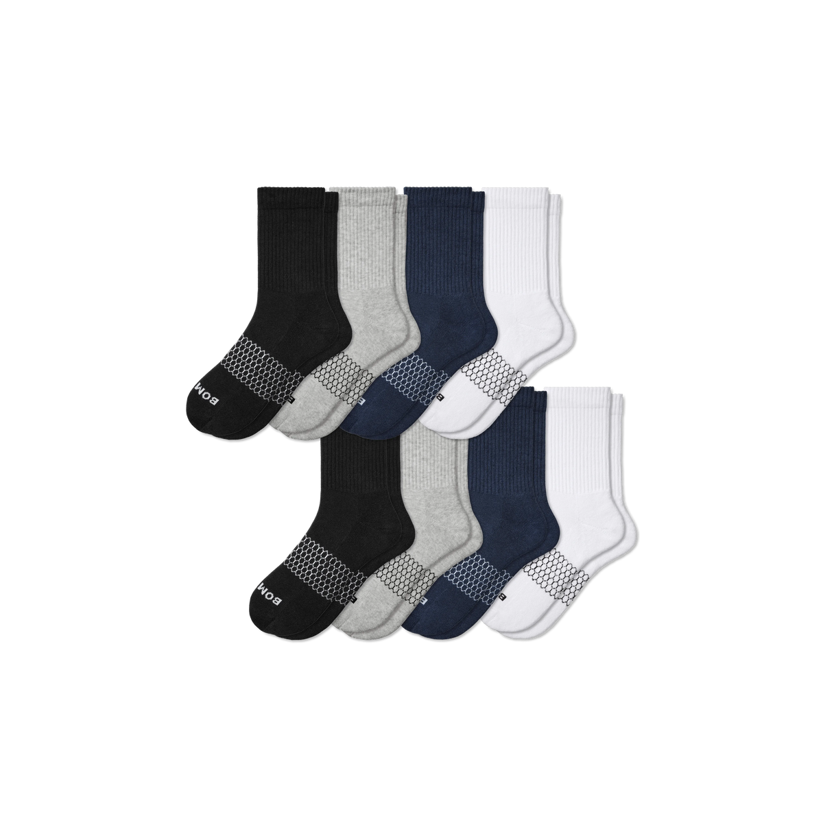 Women's Solids Half Calf Sock 8-Pack