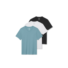 Men's Pima Cotton V-Neck T-Shirt 3-Pack
