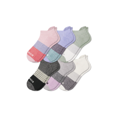 Women's Tri-Block Ankle Sock 6-Pack