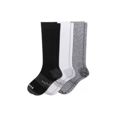 Men's Medical Grade Compression Knee High Sock 3-Pack (20-30mmHg)