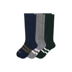 Men's Everyday Compression Knee High Sock 3-Pack (15-20mmHg)