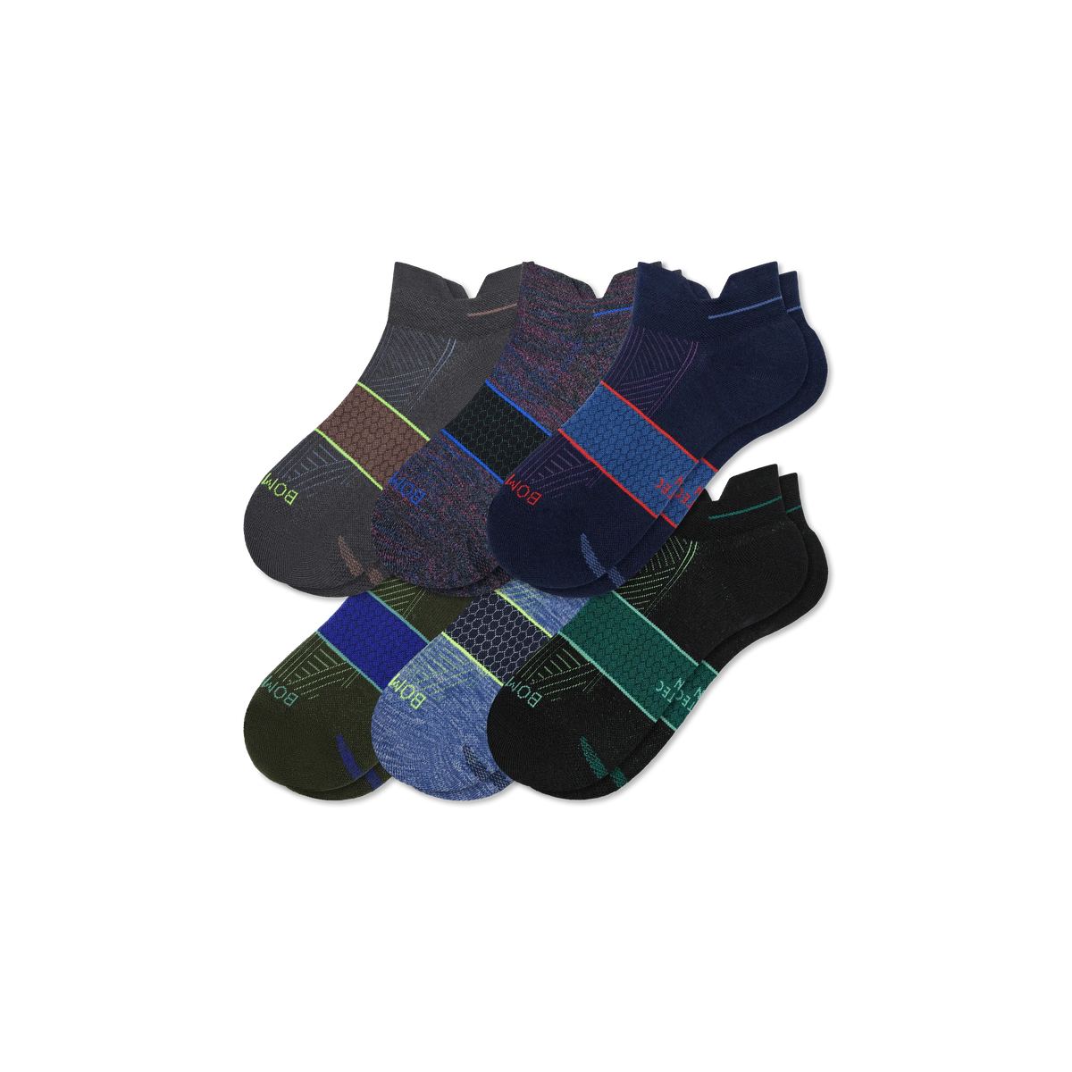Men's Run Ankle Sock 6-Pack