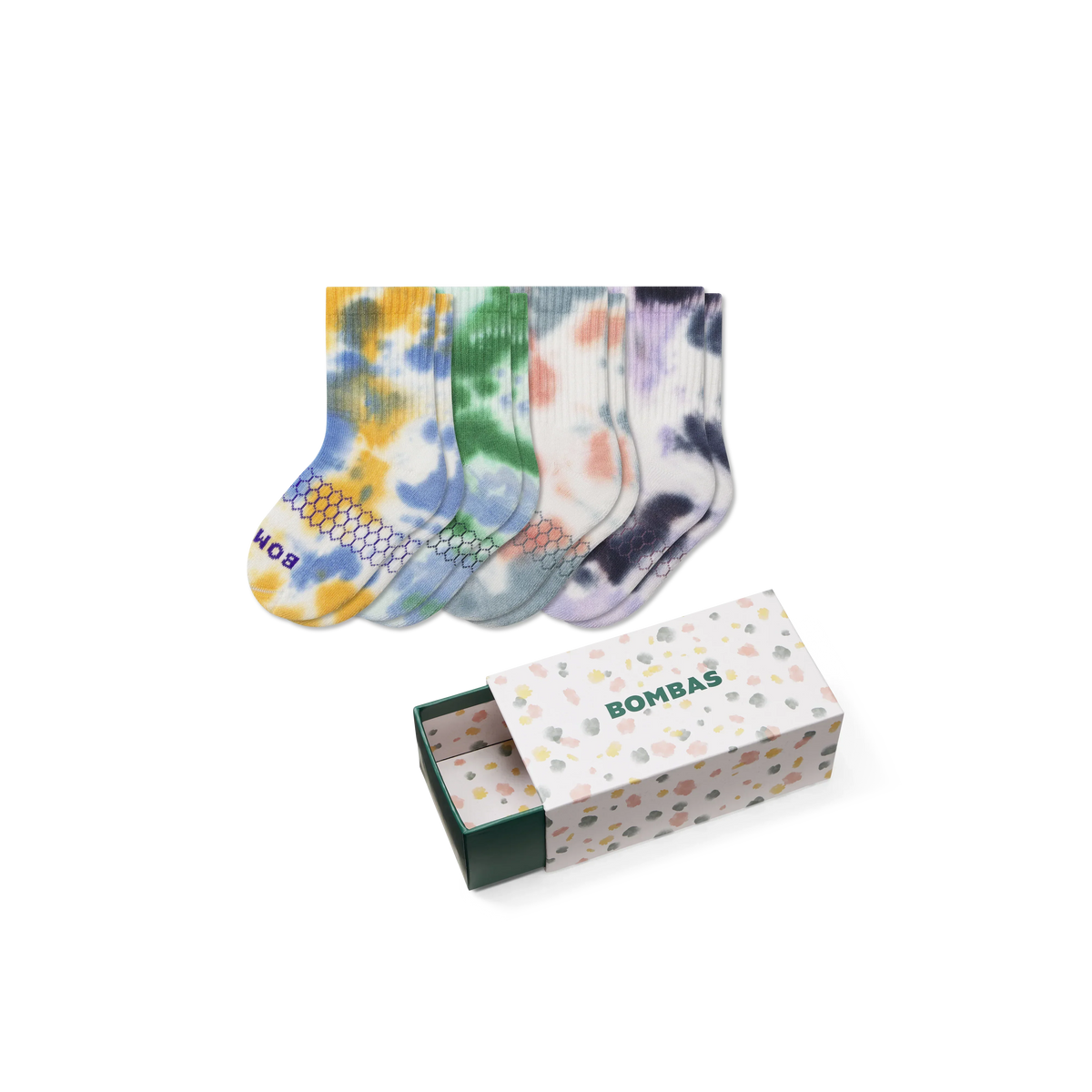 Junior Celebration Calf Sock 4-Pack Gift Box
