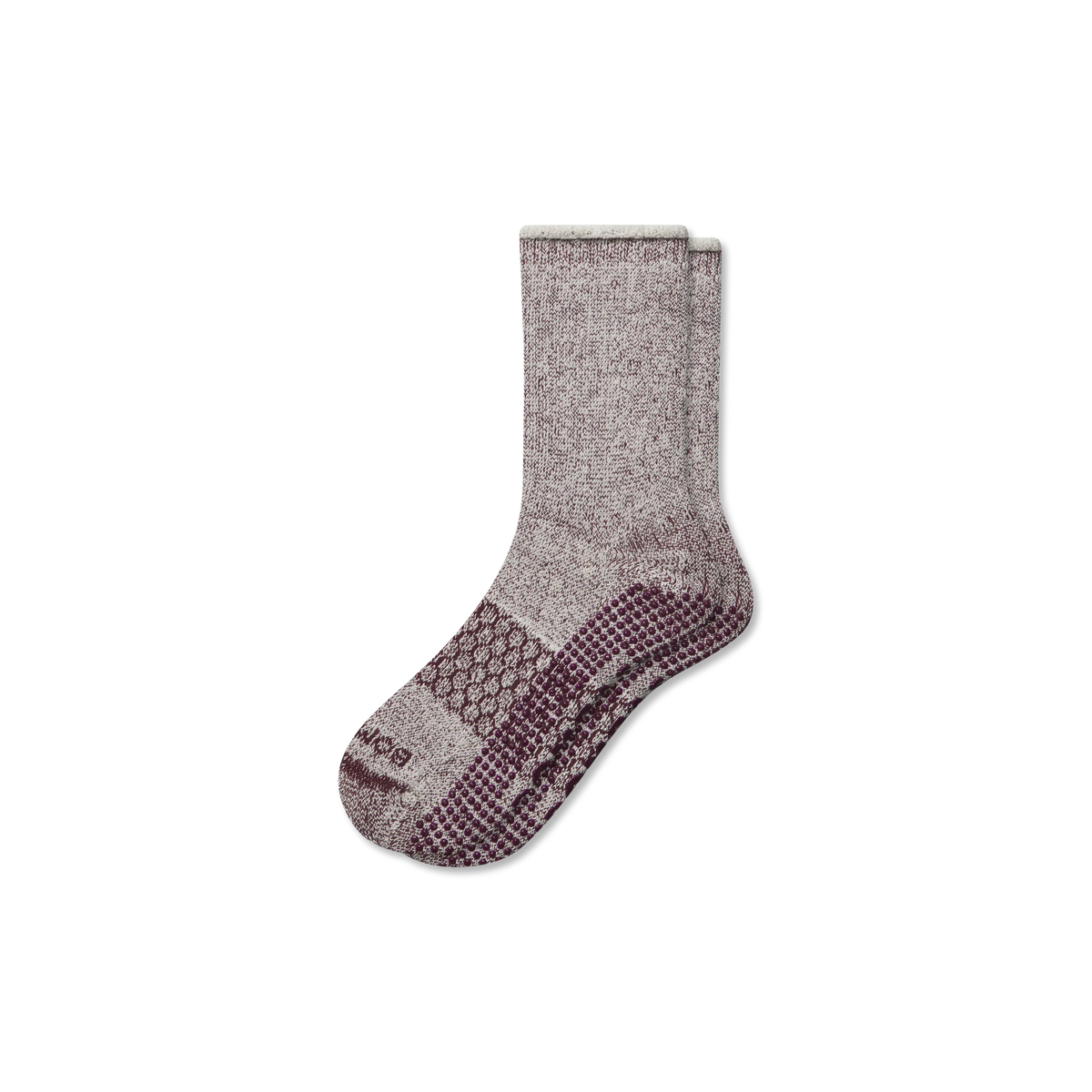 Men’s Roll-Top Merino Blend Gripper House Sock