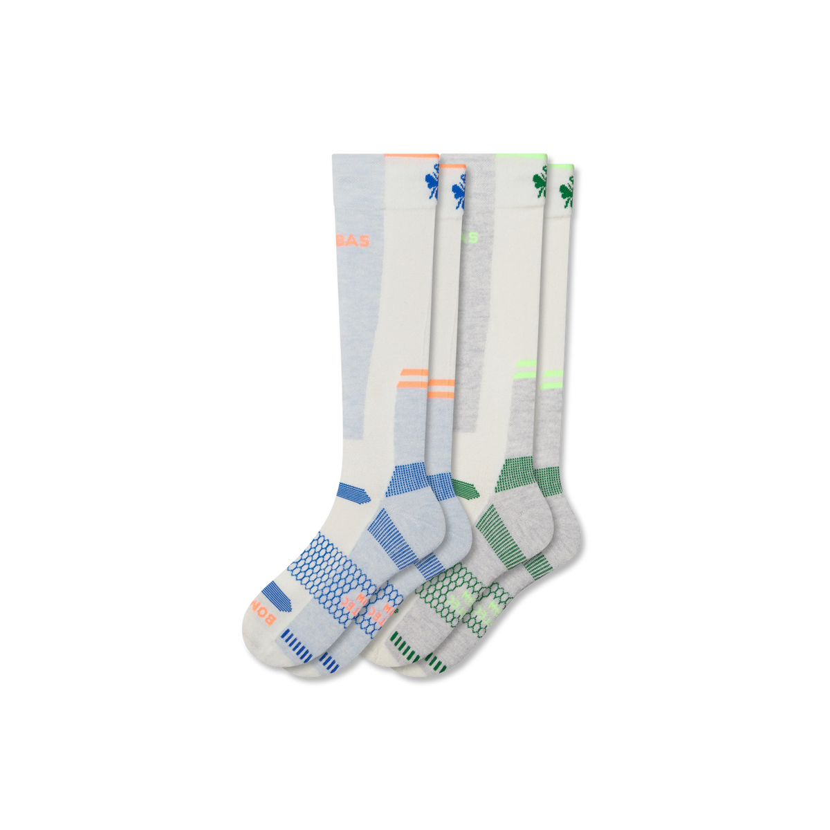 Men's Mid-Cushion Merino Wool Blend Ski & Snowboard Sock 2-Pack